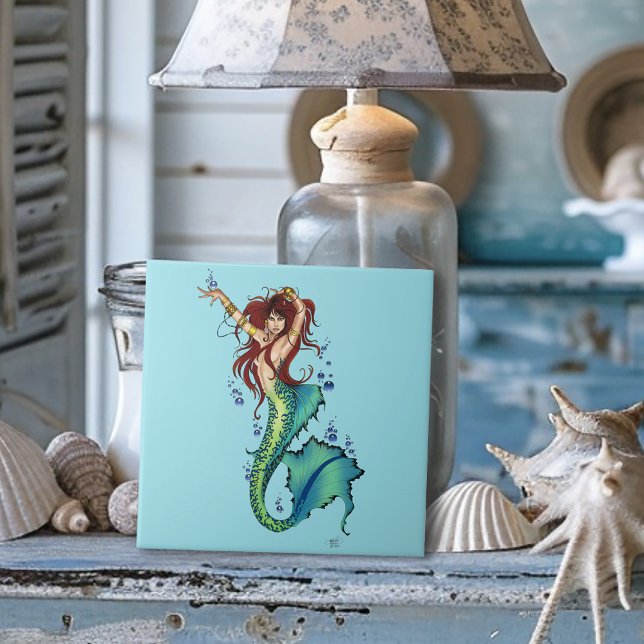 Carreau Queue Turquoise de sirène d'Imaginaire (Créateur téléchargé)