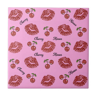 Carreau RAB Rockabilly Baisers de Cerise sur Rose