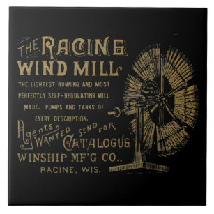 Carreau Racine Wind Mill Racine Wisconsin 1889