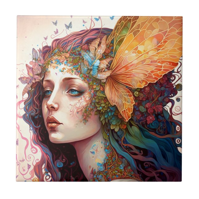 Carreau Rainbow Goddess Imaginaire Art (Devant)