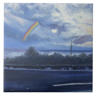 Carreau Rainbow Moon Flagler Beach, Tuile En Céramique Fl