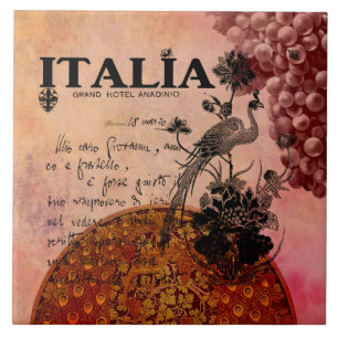 Carreau Raisins roses Italie