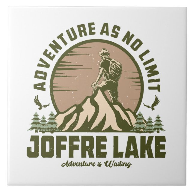 Carreau Randonnée Rétro au lac Joffre (Devant)
