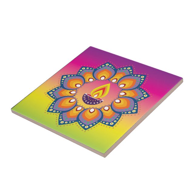 Carreau Rangoli 001 (Côté)