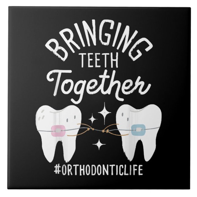 Carreau Rapprocher les dents - Orthodontiste  (Devant)