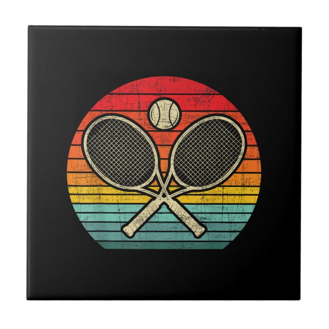 Carreau Raquette de tennis Vintage Traversée Retro - Amate (Devant)