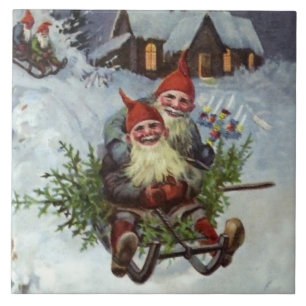 Carreau "Rassembler des boughs de pin" par Jenny Nystrom