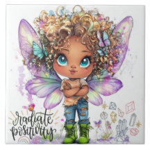 Rayonnement Positivité Lil Fairy Carrelage céramiq