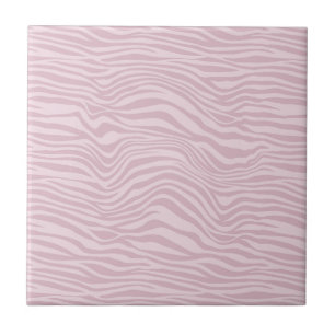 Carreau Rayure de zèbre ondulée rose motif sans couture