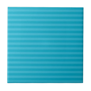 Carreau rayures bleu pacifique et bleu papillon