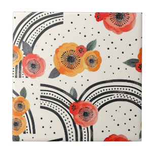 Carreau Rayures de tranche de citron bold (9)