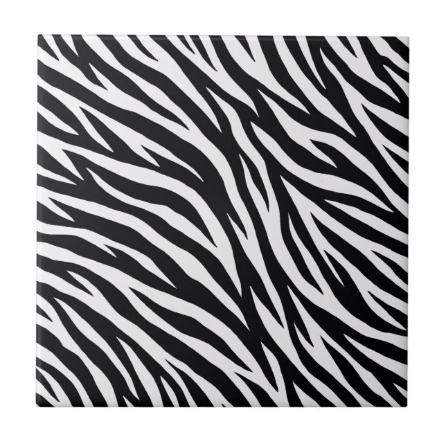 Carreau Rayures de zèbre motif animal (Devant)