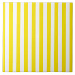 Carreau Rayures jaunes verticales<br><div class="desc">Soyez sûr de vérifier toutes les options pour customiser votre sélection !

Par exemple,  le blanc dans la conception peut être changé en couleur différente !

Merci pour le regard !</div>