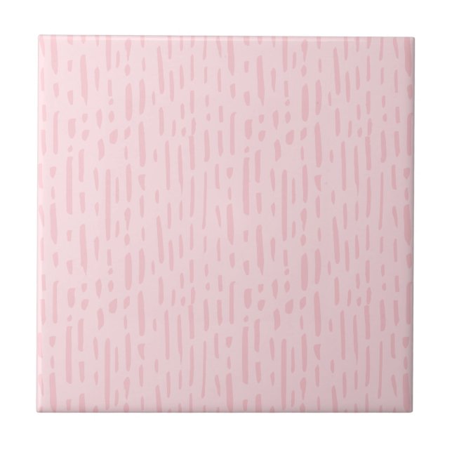 Carreau Rayures Rose Pâle (Devant)