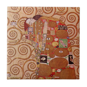 Carreau Réalisé par Gustav Klimt, Art Nouveau vintage