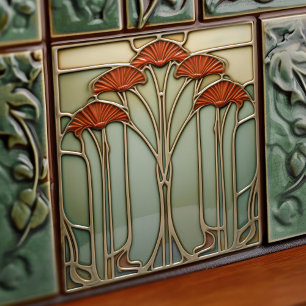 Carreau Récolte Crescendo Art Nouveau Carrelage céramique