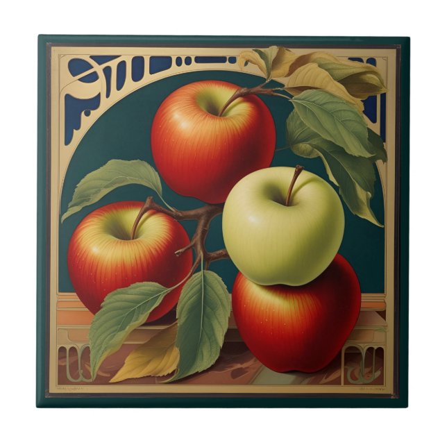 Carreau Récolte de Pommes (Devant)