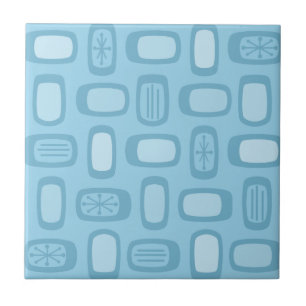 Carreau Rectangles arrondies MCM du milieu du siècle Bébé 