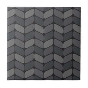 Carreau Rectangles diagonales noir gris foncé