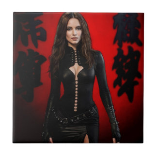 Carreau Red Black ceramic tile