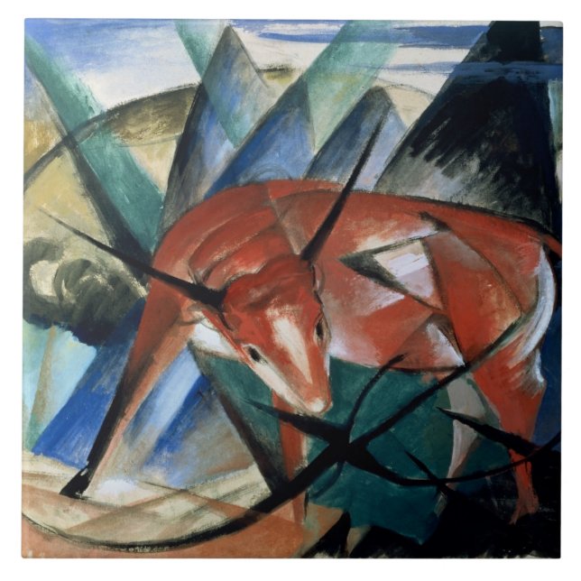 Carreau Red Bull (gouache sur le papier) (Devant)