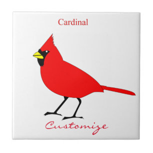Carreau Red Cardinal Bird Thunder_Cove