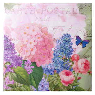 Carreau Redoute Flower Collage French Accent Carrelage en