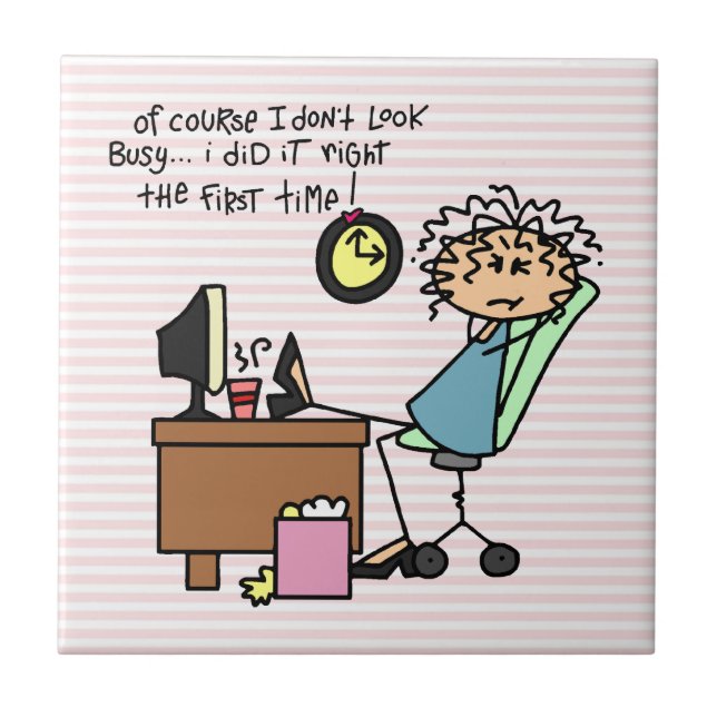 Carreau Redressez la première fois l'humour (Devant)