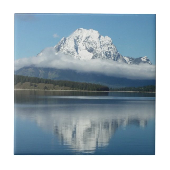Carreau Reflet du mont Moran dans le Grand Teton (Devant)