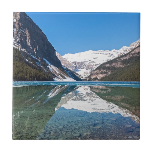 Carreau Réflexion sur le lac Louise - Banff NP, Canada (Devant)