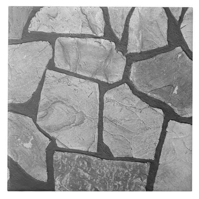 Carreau Regard de pavage en pierre gris décoratif (Devant)