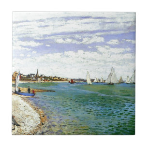 Carreau Régate chez Sainte-Adresse par Claude Monet