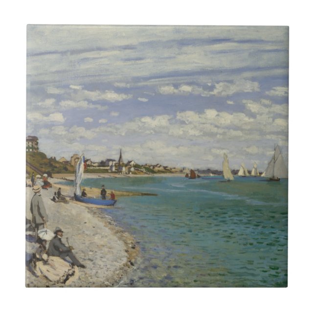 Carreau Régate de Claude Monet | chez Sainte-Adresse (Devant)