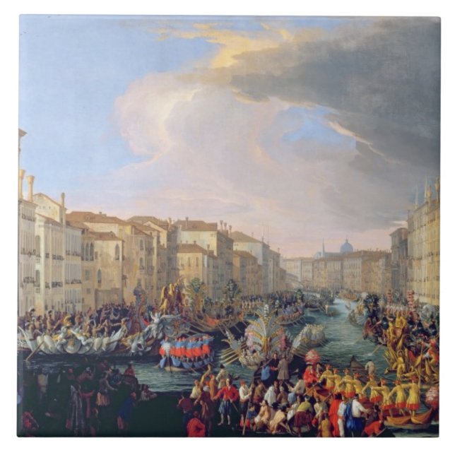 Carreau Régate tenue en l'honneur de Frederick VI du (Devant)