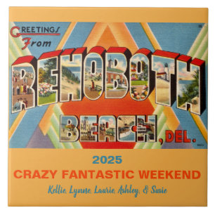 Carreau Rehoboth Beach Delaware Souvenir