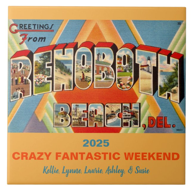 Carreau Rehoboth Beach Delaware Souvenir (Devant)