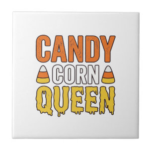 Carreau Reine de bonbons en forme de corne Vintage Hallowe