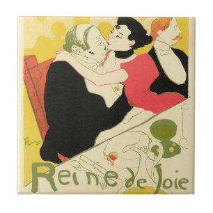 Carreau Reine de Joie (Reine du Plaisir) Toulouse Lautrec