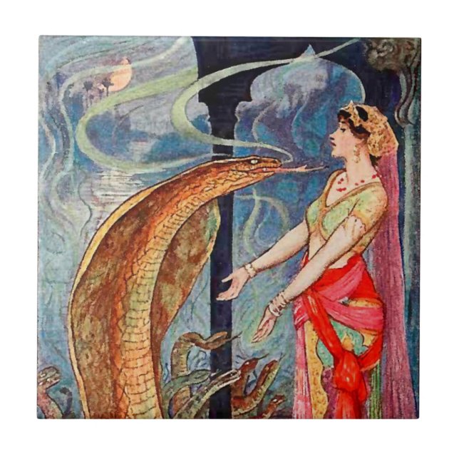 Carreau Reine des serpents (Devant)