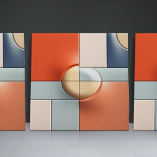 Carreau Relief Faux Carrelage Minimaliste Illusion Décorat