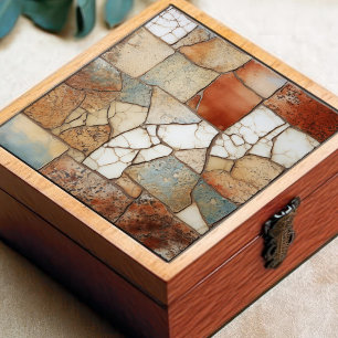 Carreau Relief Faux Carrelage Terre Cuite Tons Terre Maiso