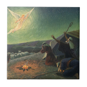 Carreau Religion Ancienne, Annonciation aux Bergers