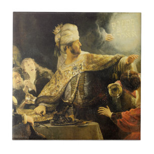 Carreau Rembrandt - Le Festin de Balthazar,