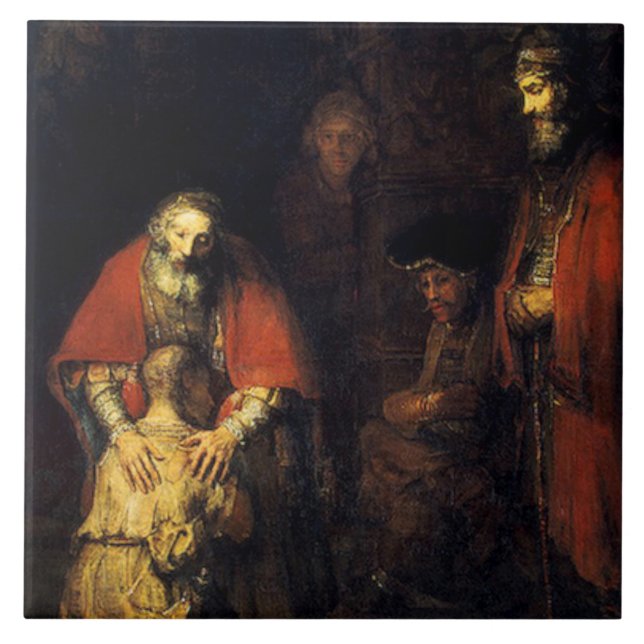 Carreau Rembrandt - Le retour du fils prodigue (Devant)