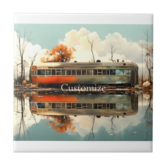 Carreau Remorque Caravan vintage RV Thunder_Cove (Devant)