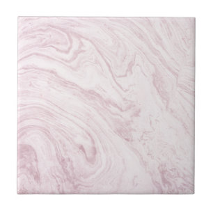 Carreau Remous de marbre ROSE Girly superbe d'art abstrait