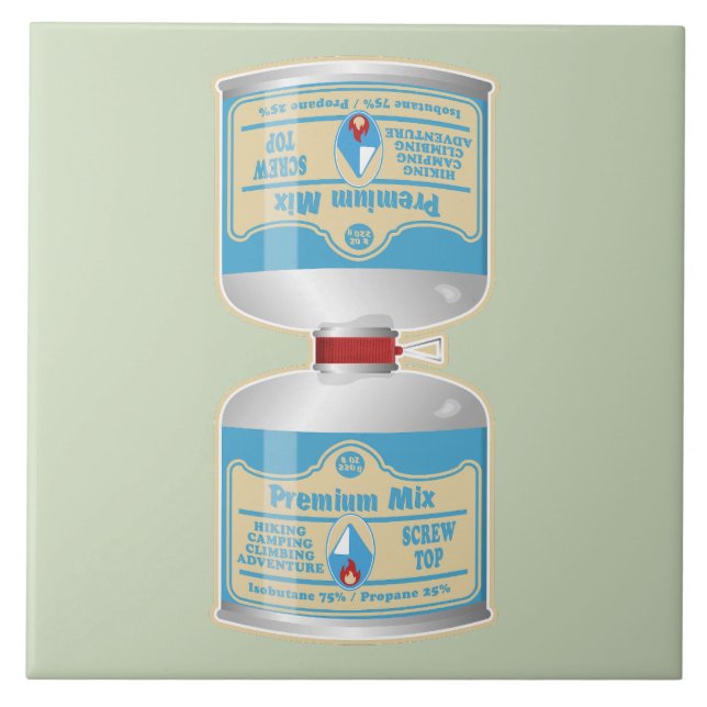 Carreau Remplissage des bombes à gaz pour les poêles de ca (Devant)