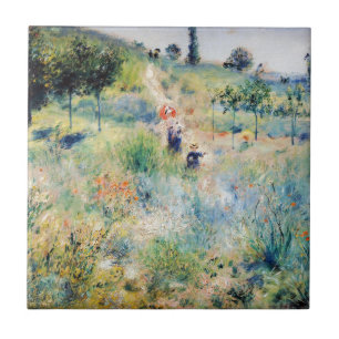 Carreau Renoir - Chemin montant dans les hautes herbes