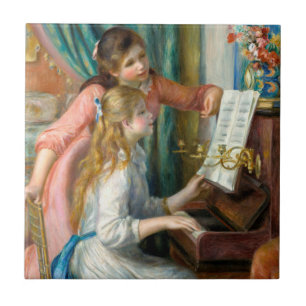 Carreau Renoir Deux Jeunes Filles au Piano Impression Musi