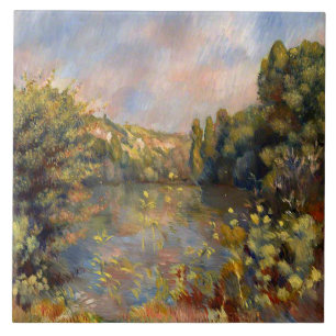 Carreau Renoir - Paysage au bord du lac